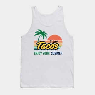 Team Taco: Where Taco Lovers Unite for Gifts!- summer Taco Tank Top